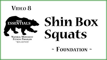 Video 8 – Shin Box Squats – Bear Essentials Natural Movement Fitness Program