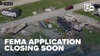 FEMA urges storm victims to apply for assistance as Oklahoma deadlines near