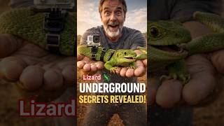 Tiny Camera on a Lizard 🦎 Reveals Hidden Underground World” #microcamera #microcamera #animals #usa