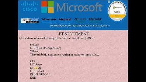 05-BASIC QBASIC STATEMENTS [PART 1 THEORY]