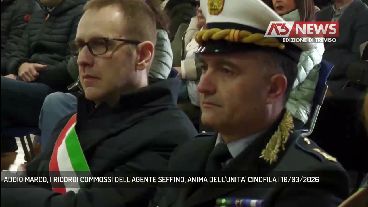 ADDIO MARCO, I RICORDI COMMOSSI DELL'AGENTE SEFFINO, ANIMA DELL'UNITA' CINOFILA | 10/03/2026