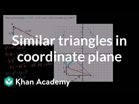 Video: Hvordan kan koordinatplanet hjælpe dig med at bestemme, at de tilsvarende sider er kongruente?