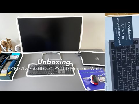 Unboxing the HP M27fw Full HD 27
