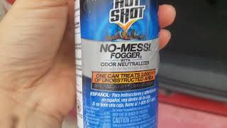 Hot Shot No Mess Fogger With Odor Neutralizer, Kills Roaches, Ants, Spiders & Fleas, Controls Heavy