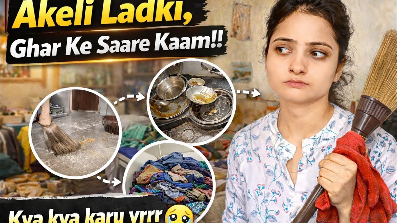 Subah se shaam tak sirf kaam😩 Akeli ghar sambhala | daily log #vlog 