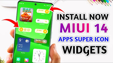 🇮🇳 How To install Miui 14 Super Icons Widgets | New Miui 14 Apps Update will Enable Super Widgets