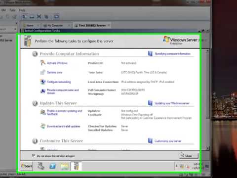 Vmware 9.0 Tutorial using windows 2008 R2 server and deploying windows 7 Tutorial 1