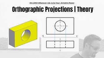 Theory of orthographic Projections | orthographic projection in engineering drawing