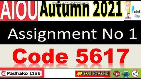 ⏩ AIOU Code 5617 Solved Assignment No. 1 Autumn 2021 || Level: MA Urdu