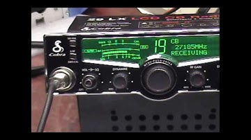 Cobra 29LX with RFX-75 Tune-up report