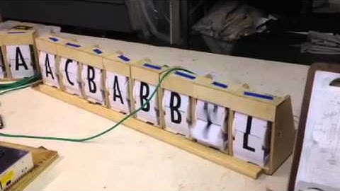 Split Flap Display - Scaling 16