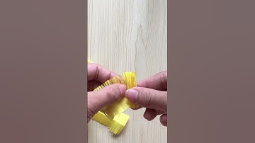 How to make Crepe paper Billy Button - paper crafts