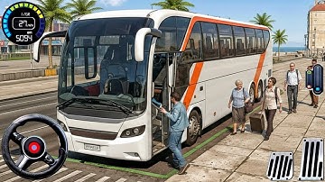 Luxury Coach Bus Simulator - Real City Bus Driving 2025 - Bus Game Android Gameplay