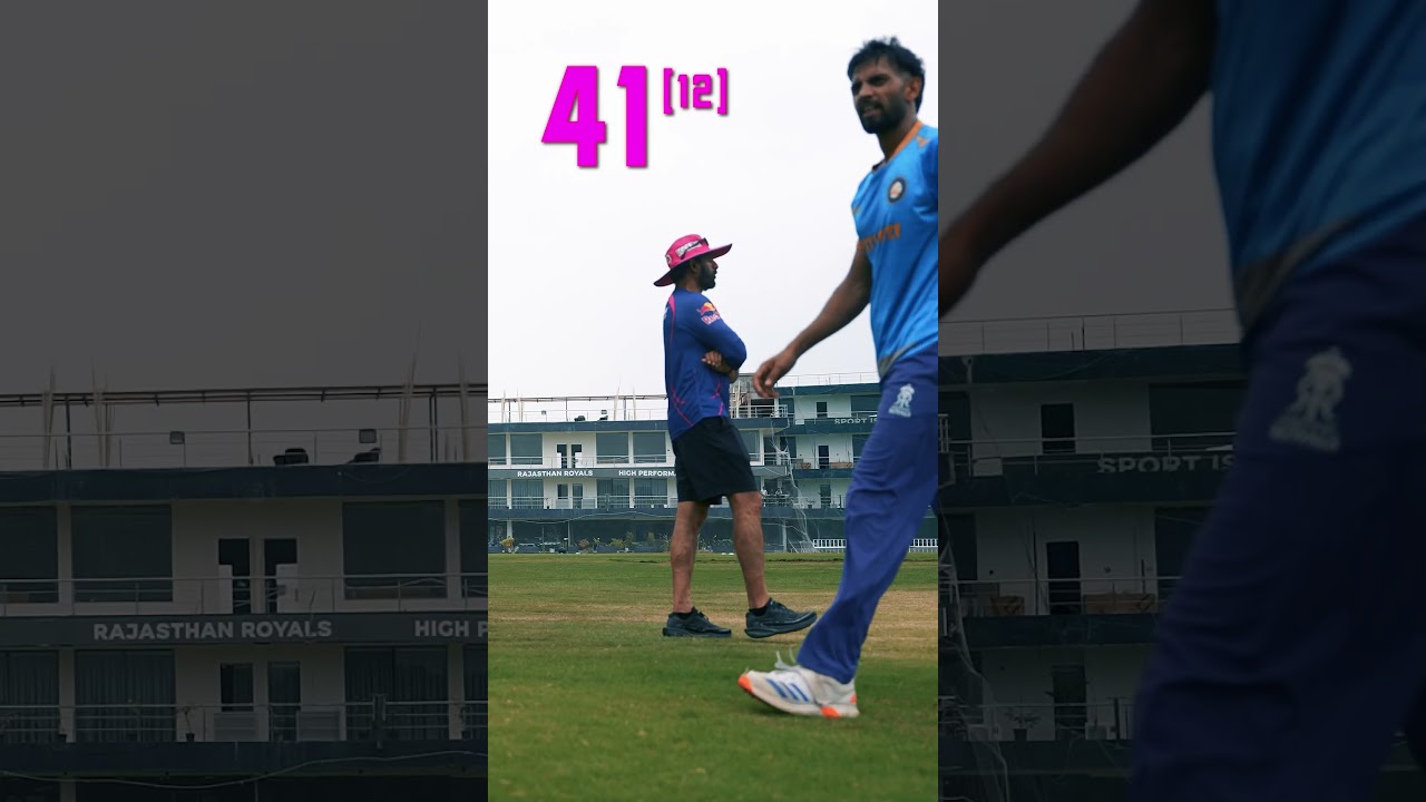 Challenge started at 80 off 36. Revised to 100 off 30. Meanwhile Vaibhav: 100 off 29 😂🔥🔥