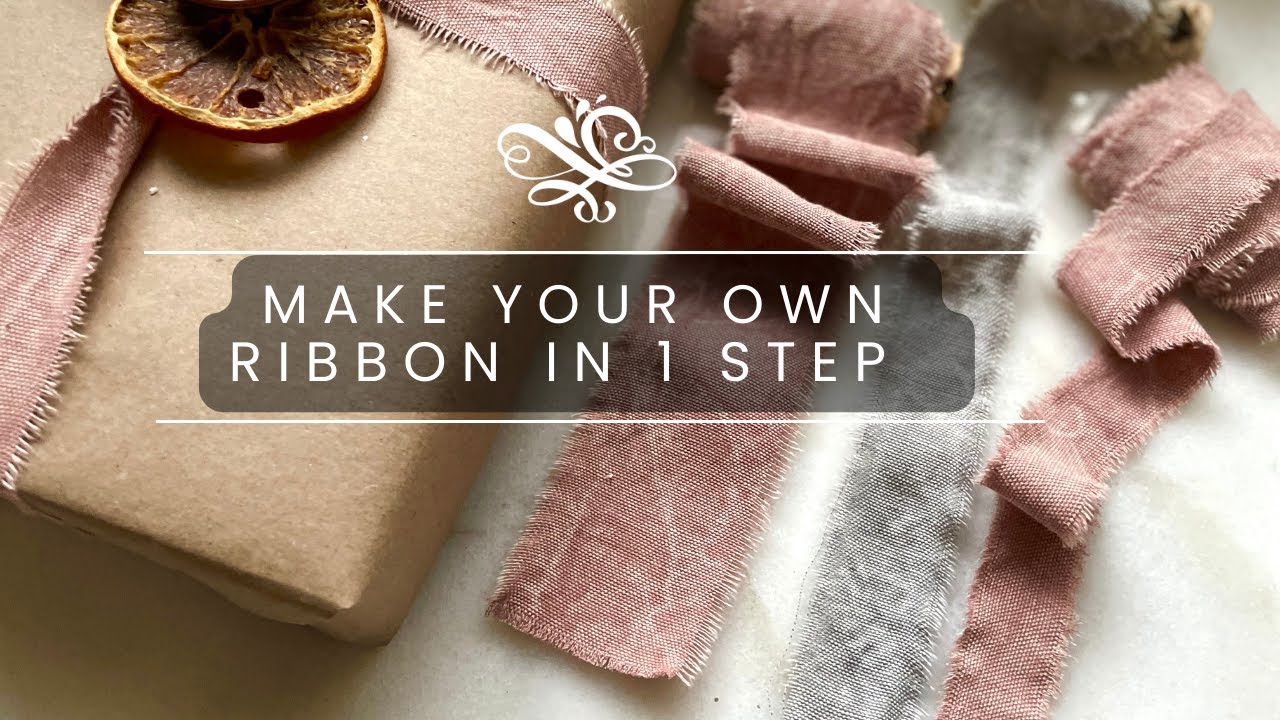 How to Make Your Own Ribbon in One Step