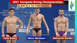 2021 Men Diving competition Tom Daley battle Viktor Minibaev Aleksandr Bondar