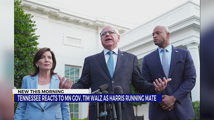 Tennessee reacts to Gov. Tim Walz as Harris' running mate