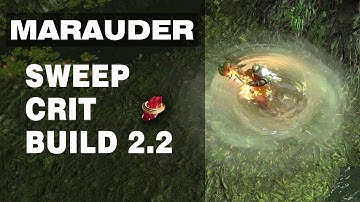 Path Of Exile,Level 80 Map Courtyard,Crit Sweep 2H Axe Marauder 2.2