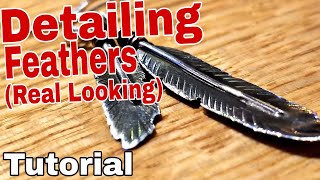 Ep.35) Detailing Feathers | Real Looking | #jewelrytutorial