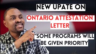 UPDATE: ONTARIO Provincial ATTESTATION LETTER For Canada Study Permit Application |Canada Visa 2024