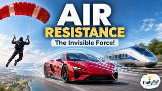 AIR RESISTANCE | The Invisible Force That Slows Things Down 🌬️ #AirResistance #Forces #Drag