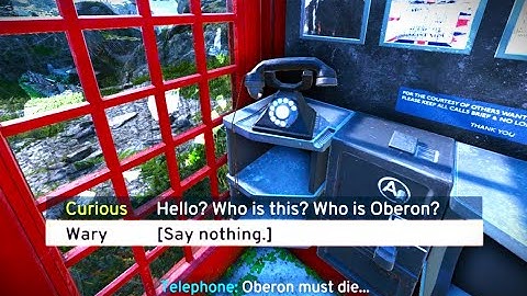 Oberon Must Die Telephone Dialogue Choice - Wary vs Curious - Atomfall 2025 Walkthrough Which Choice