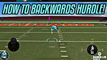 HOW TO BACKWARDS HURDLE IN MADDEN MOBILE 26! Madden Mobile 26