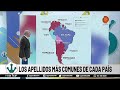 Estos sos los apellidos más comunes en el mundo