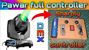 How to make sharply light controller and DMX at home | simple remote controller from cardboard ||