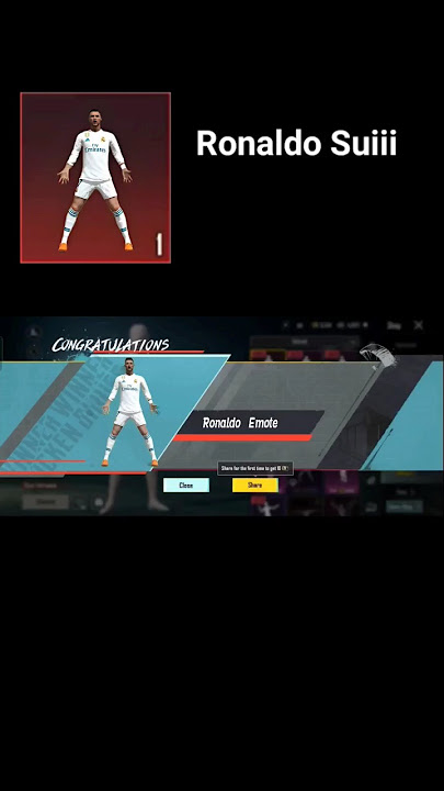 PUBG × Ronaldo Emote 😱