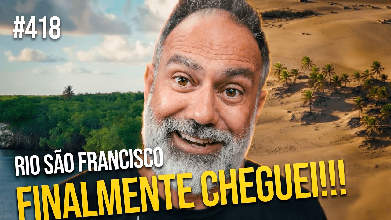 ⁣Cheguei no rio mais mítico do Brasil de veleiro (depois de quase encalhar) | #SAL #418