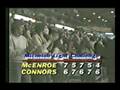 Chicago 1982 michelob exhibition -  Connors vs McEnroe - match point