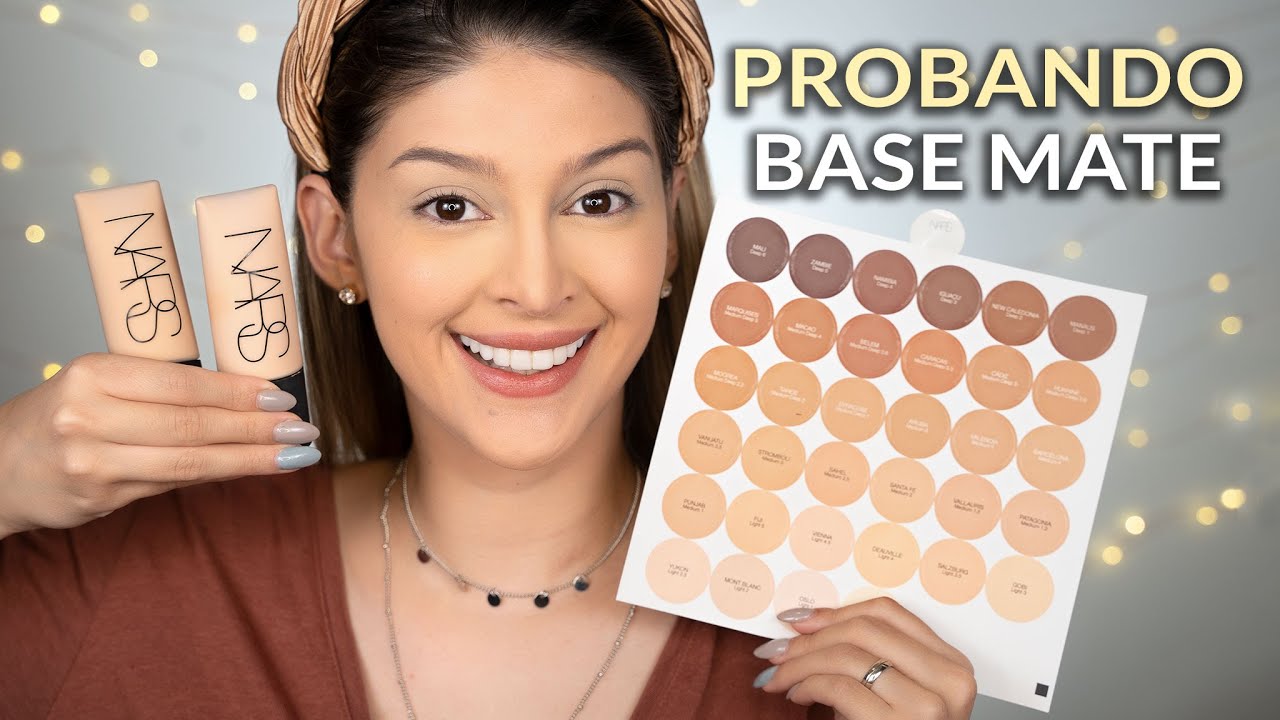 BASE DE MAQUILLAJE MATE Y ALTA COBERTURA CON ACABADO NATURAL NARS? FALSO O VERDAD?