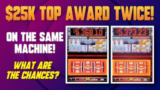 Quickhit Double Jackpot 25,000 Twice- 25K X 2 On The Same Machine