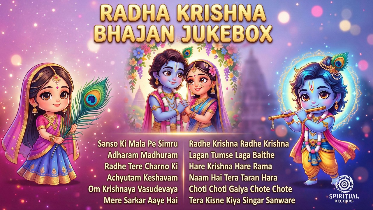 Radha Krishna Nonstop Bhajans 2026 | Superhit Bhakti Songs | Evening Shanti Playlist
