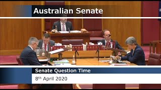Senate Question Time - 8 April 2020