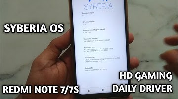 Install Syberia OS in Redmi Note 7/7S | Gaming Rom
