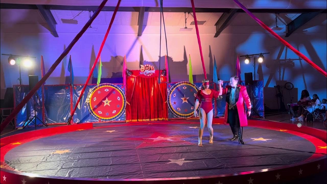 Robin Best Dance Trapeze with Blindfold Dusty’s All Star Circus