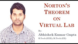 Norton's Theorem on Virtual Lab
