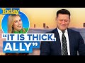Karl teases Ally’s weather mistake live on-air | Today Show Australia
