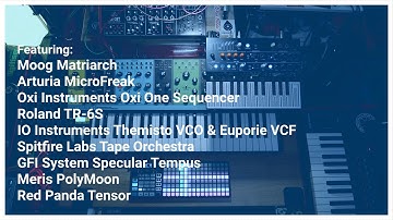 Ambient Jam: Approach, featuring Oxi One Sequencer