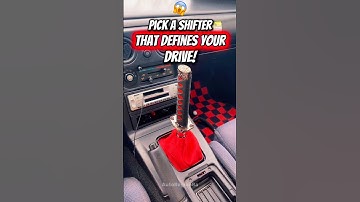 Pick a Shifter That Defines Your Drive! 🚗⚙️ #shorts #automobile #shifter #gear