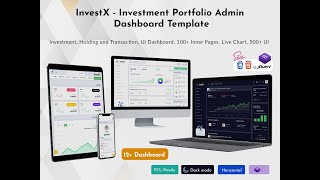 Investx Admin - Investment Softweare Dashboard With Bootstrap 5 Admin Panel