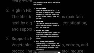 Vegetables #vegetables #vegan #chatgpt #think #life #health #love #music #education #help #tasty #so