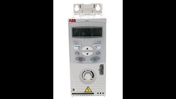 abb vfd speed up down & start stop.