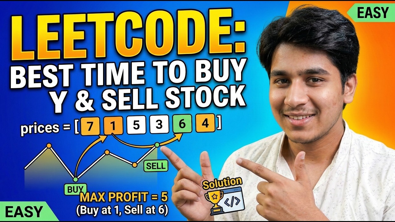 LeetCode 121 Explained | Best Time to Buy and Sell Stock | Step-by-Step ...