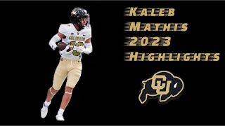 Kaleb Mathis 2023 Colorado Highlights Content