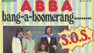 Abba - Bang A Boomerang (Instrumantal, BV, Lyrics, Karaoke)