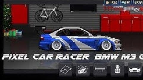 bmw E46 M3 GTR NFS most wanted Pixel Car Racer Cinematic