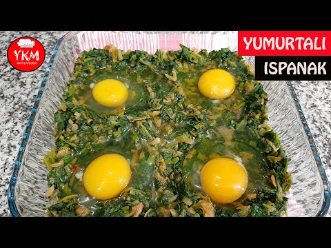 Yumurtalı Ispanak | Fırında Yumurtalı Ispanak Tarifi | Pratik Tarifler | Spinach With Egg Recipe